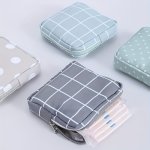 Large Capacity Storage Bag Portable Plaid Storage Bag Travel Pouch Bag