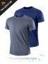 2-piece Men's Summer Sportswear Set Men's Solid Quick Dry Breathable Short Sleeve Round Neck T-shirt For Summer Workout