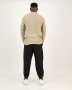 Mandarin Collar Shirt Khaki - Khaki / XL