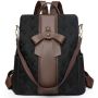 Women's Backpack Purse Anti-theft Shoulder Bag Large Capacity Satchel Purse