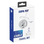White Travel Cable Set