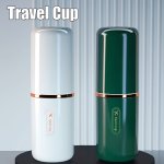 Portable Travel Toothbrush Storage Container: Gargle Cup Toothpaste Holder Toothbrush Carrying Box Odorless