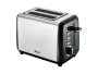 Swan Townhouse Stainless Steel 2-SLICE Toaster Black