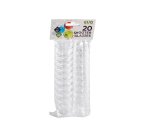 Tot Shooter Glass 20PK Clear