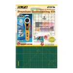 Olfa Quilting Kit With Rotary Cutter Ruler Mat