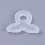 Ghost White Silicone Ring Mould Wing Shape 43X54X6.5MM