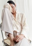 Textured-weave Shirt - White