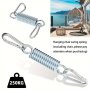 Heavy Duty Hammock Chair Spring And Hanging Kit - Stainless Steel Suspension Hook With Safety Lock For Swing Porch And Hammock Accessories - Weather-resistant