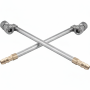 Gav 8MM Double Connector For Tyre Valves - Durable And Reliable - 2 Pack