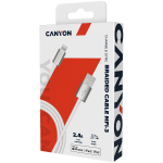Canyon SET-W01 Keyboard+mouse Wireless Black