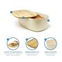 2-IN-1 Bamboo Bread Bin And Wooden Cutting Board - Cream