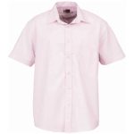 Mens Short Sleeve Washington Shirt Pink