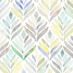 Watercoloured Pattern Pvc Table Runner
