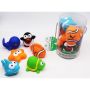 Bathmate Bath Toy Sea Animals Assorted 6 Pieces