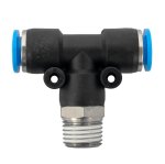 AirCraft Pu Hose Fitting Tee 6MM-1 2" M