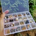 1PC Transparent Multiple-compartment Storage Box Suitable For Organizing Jewelry Accessories Buttons Perfect For Home Storage Su
