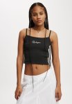 Cotton On Longline Picot Cami - Rendezvous Washed Black
