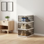 Clear Foldable Shoe Storage Rack 3 Tier