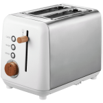 Anson Collection 2 Slice Ss Toaster – White