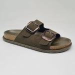 2 Buckle Fashion Sandal - Olive - 8