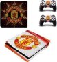 Decal Skin For PS4 Slim: Manchester United Red + White