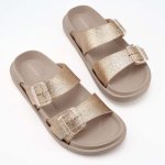 Soleshimmer Glitter Sandals - Gold - 8