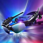 1PC Uv Resistant Sport Glasses With Wireless Headset - Perfect For Cycling Driving Fishing Travel And Outdoor Activities Wireles