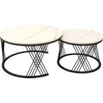 Becca Round Nesting Coffee Table Set