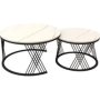 Becca Round Nesting Coffee Table Set