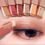 Lazy Eyeshadow Two Tone Gradient Eyeshadow Stick Waterproof Long Lasting Eye Makeup Matte Shimmer Glitter Eyeshadow Pen For Musi