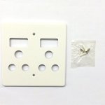 C tree Dbl Socket Cov Plate 4X4