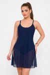 Senza Ladies 1PC Swimsuit With Premium Mesh Dress Overlay