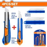 Wadfow Knife Snap Off Set 4PCE - Mica Online