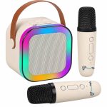 Focustoys MINI Bluetooth Karaoke Set: Speaker & Wireless Mics