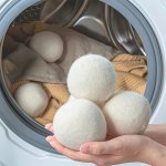 3 6PCS Wool Laundry Dryer Ball Reusable Laundry Ball Laundry Washing Ball For Washing Machine Fabric Softener Ball Laundry Dryin