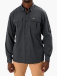 Jeep Mens Tech Utility Shirt In Charcoal - Charcoal 3XL