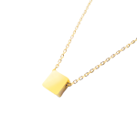 Goldair Gold Micro Square Pendant Necklace - Gold