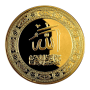 Islamic Gold Plated Coin Token - Arabic Caligraphy Almighty God And Mosque