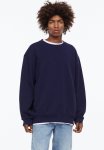 Relaxed Fit Sweatshirt - Dark Blue