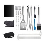 Stainless Steel Braai Bbq Tools Set Accessories 25PCS