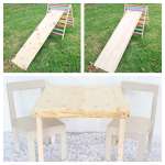 Slide climber + 2 Seater Table Set