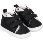 Made 4 Baby Boys Black Sneaker Soft Sole 3-6M