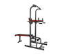 All-in-one Pull-up Bar Adjustable Power Tower Dip Station With Bench Bar Home Gym Combo