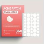 360-COUNT Hydrocolloid Acne Patches - Invisible Breathable Pimple Stickers For All Skin Types Alcohol-free & Fragrance-free