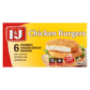 Frozen Crumbed Chicken Breast Burger Patties 400G