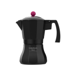 Taurus 6 Cup Coffee Maker Aluminium Black
