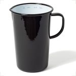 Falcon Enamelware Pitcher 38 Oz Metal Pitcher With Spout & Handle Jug For Iced Tea Water Milk Or Flower Vase Dishwasher Safe Ove