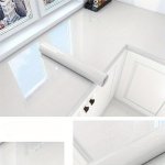 1 Roll Kitchen Waterproof And Oil Resistant Wall Stickers Marble Pattern Thickened Heat-resistant Stickers For Range Hood Renova
