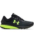 Men's Ua Charged Escape 3 Big Logo Running Shoes - Black 7