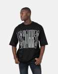 Overoutline Black T-Shirt - XXL Black